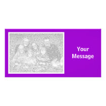 Plain Color - Purple photo cards