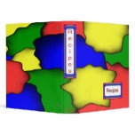 Plain Colorful Recipe Binder