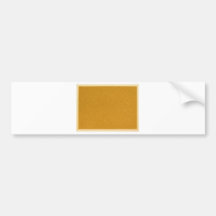 Plain cork board bumper sticker