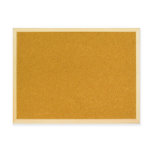 Plain cork board post card