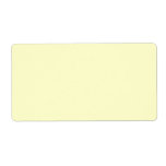 Plain Cream Background Custom Shipping Labels