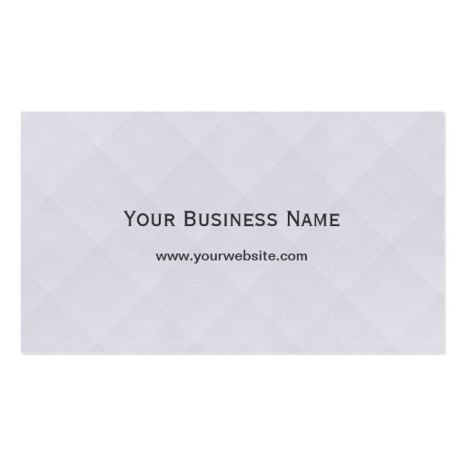 Plain Diamond Pattern Lawyer Business card