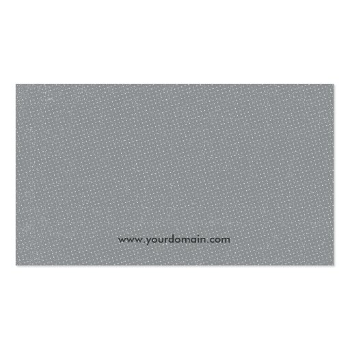 Plain Distressed Polka Dot Custom Design Business Cards (back side)