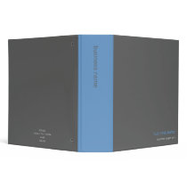 Plain Elegant Modern Simple Blue Stripe 2" binders by Ruxique Plain Elegant Modern Simple Blue Stripe 2" binders