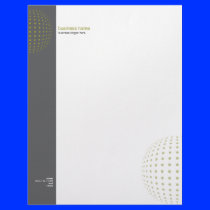 Plain Elegant Modern Simple Olive Dots Customized Letterhead