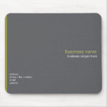 Plain Elegant Modern Simple Olive Green Stripe Mouse Mats
