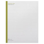 Plain Elegant Modern Simple Olive Stripe on White