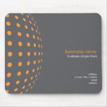 Plain Elegant Modern Simple Orange Circles