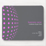 Plain Elegant Modern Simple Pink Circles Mousepads