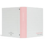 Plain Elegant Modern Simple Pink Stripe on White