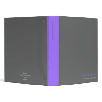 Plain Elegant Modern Simple Purple Stripe binders by Ruxique Plain Elegant Modern Simple Purple Stripe binders