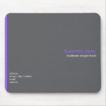 Plain Elegant Modern Simple Purple Stripe Mouse Pads