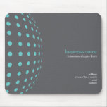 Plain Elegant Modern Simple Turquoise Circles