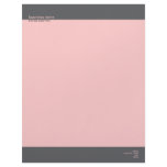 Plain Elegant Simple Light Pink / Grey Stripe