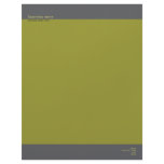 Plain Elegant Simple Olive Green / Grey Stripe