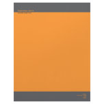 Plain Elegant Simple Orange / Grey Stripe