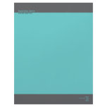 Plain Elegant Simple Turquoise / Grey Stripe