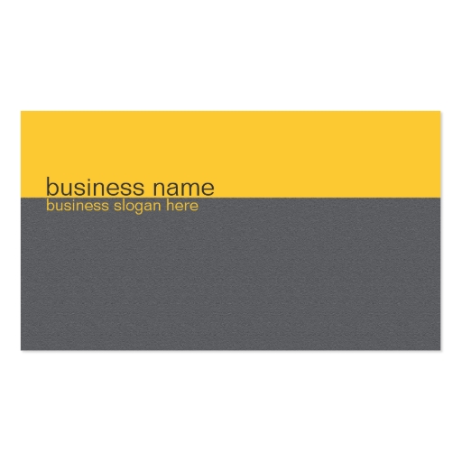 Business Card Template Grey plain simple yellow grey stripe sided Business Card Template Grey plain simple yellow grey stripe sided