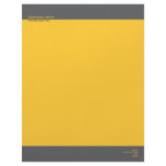 Plain Elegant Simple Yellow / Grey Stripe
