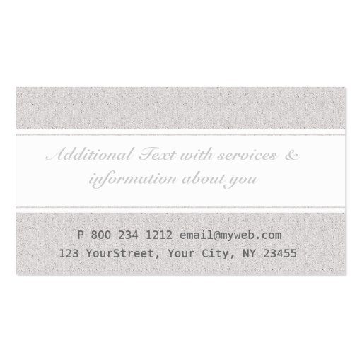 Plain Elegant Style Business Card Templates (back side)