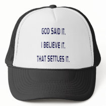 Plain God Said It Hats