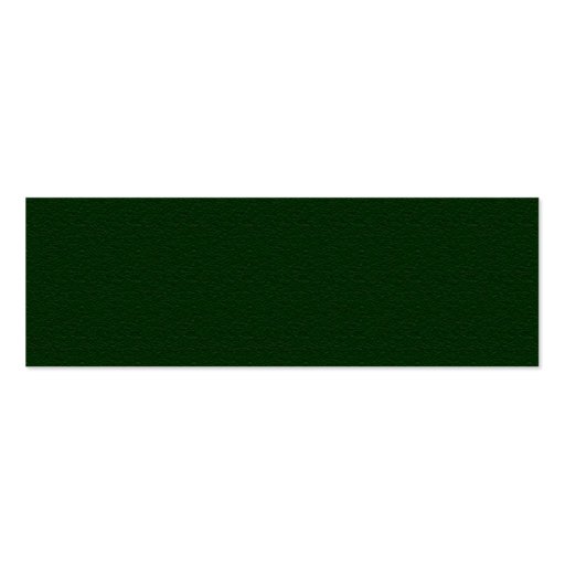 Plain Green Sandstone Profile Card Business Card (back side)