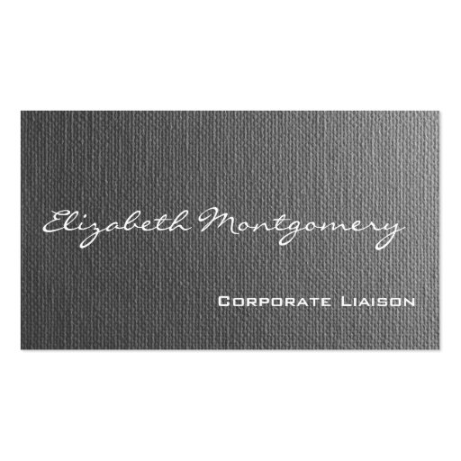 Plain Grey Modern Professional Business Cards