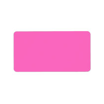 Plain Hot Pink Background. Custom Address Labels