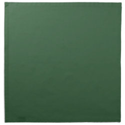 Plain Hunter Green Cloth Napkin