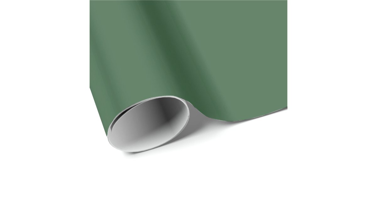 Plain Hunter Green Wrapping Paper | Zazzle