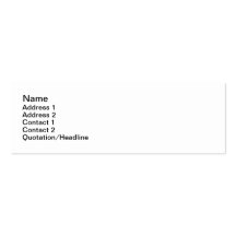 Plain Jane Business Cards