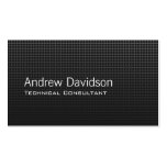 Plain Large Gray Mesh business design Business Card