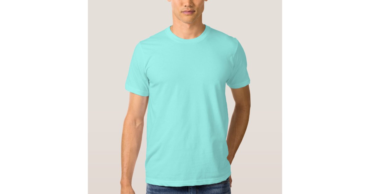 aqua color tshirt