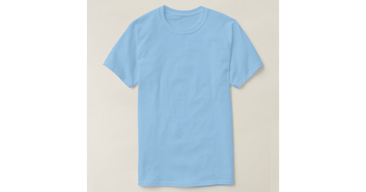 graphic tee with light blue