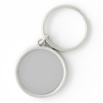Plain Light Gray Background Keychains