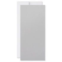 Plain Light Gray Background Customized Rack Card