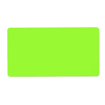 Plain Lime Green Background. Shipping Labels