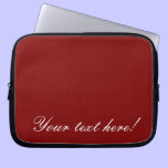 Plain Maroon Electronics bag you customize laptop sleeves