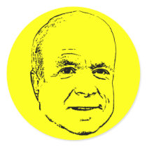 Plain McCain Round Stickers