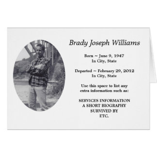 Rest In Peace Cards, Rest In Peace Card Templates, Postage, Invitations ...