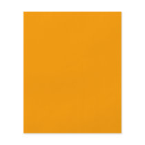 Plain Orange Background Flyer Design