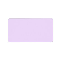Plain pale lavender violet solid background blank custom address labels