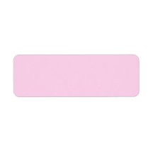 Plain pale pink background blank custom label