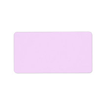 Plain pale purple violet solid background blank custom address label