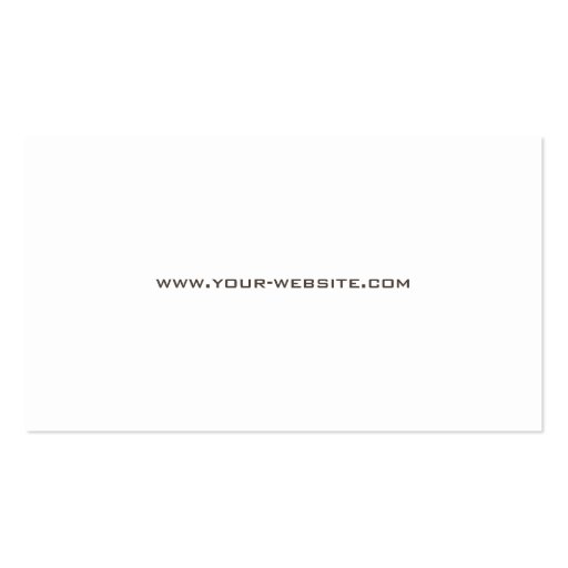 Plain Professional Elegant Attorney Law Office Business Cards (back side)