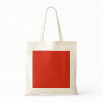 Plain Red Background. Canvas Bag
