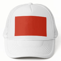 Plain Red Background. Mesh Hat