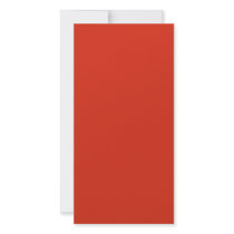 Plain Red Background. Photo Card