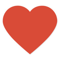 Plain Red Background. Sticker