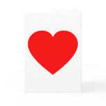 Plain Red Heart cards